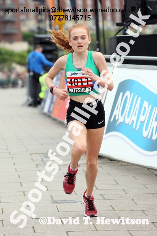 Girls Junior Great  North Run, Newcastle/Gateshead. Photo: David T. Hewitson/Sports for All Pics